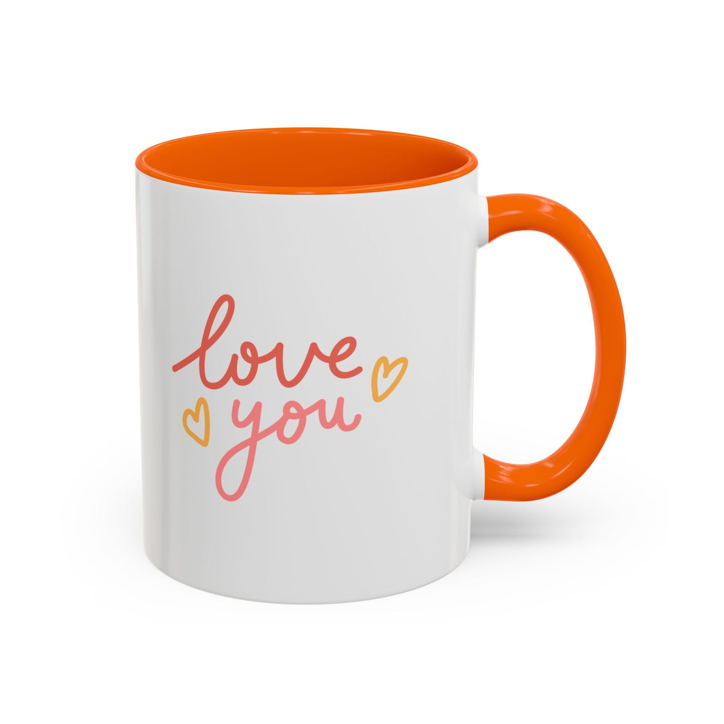 Love You - Accent Coffee Mug (11, 15oz) - 11190