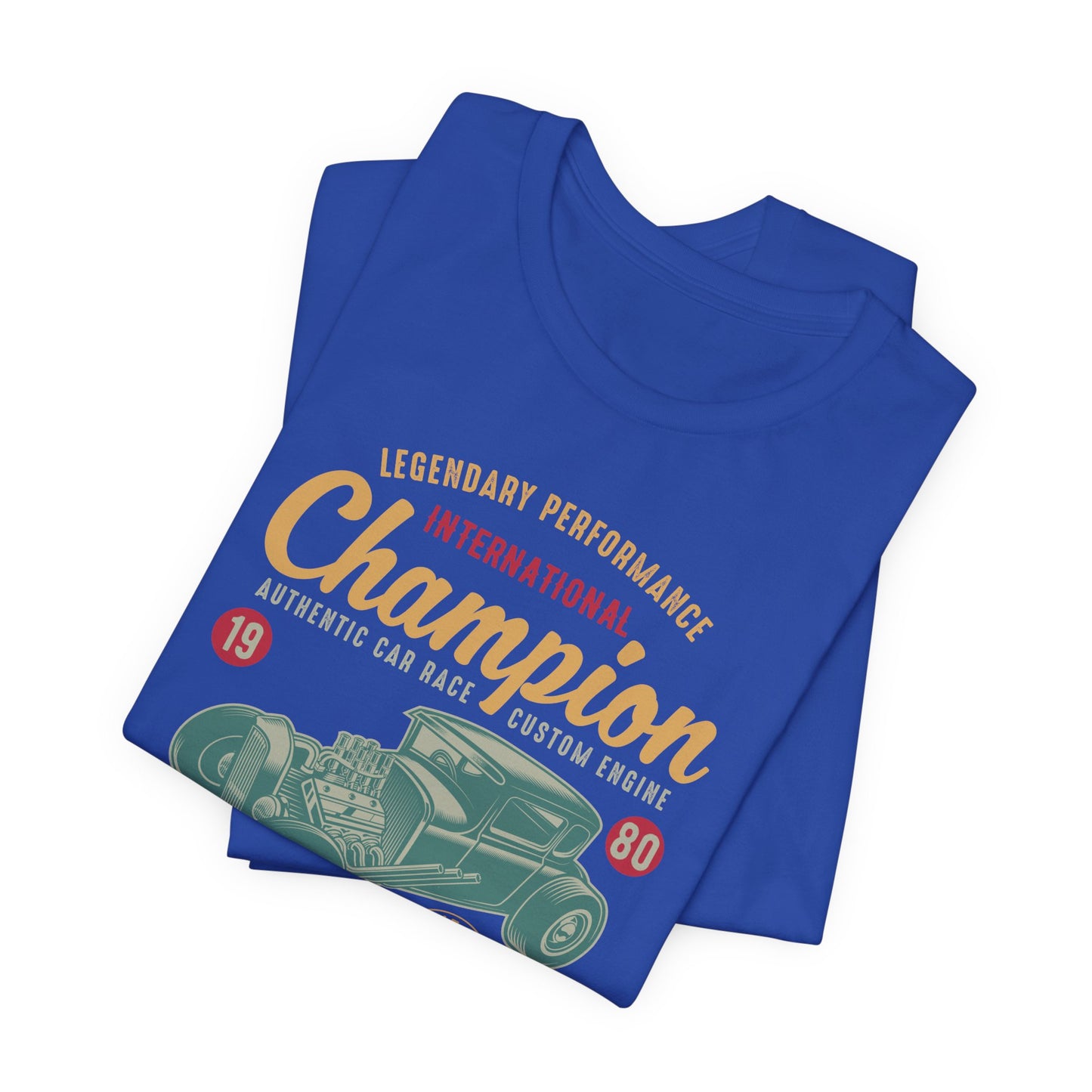 Legendary Performance, Vintage Racing, Retro Automotive - Unisex Jersey Short Sleeve Tee