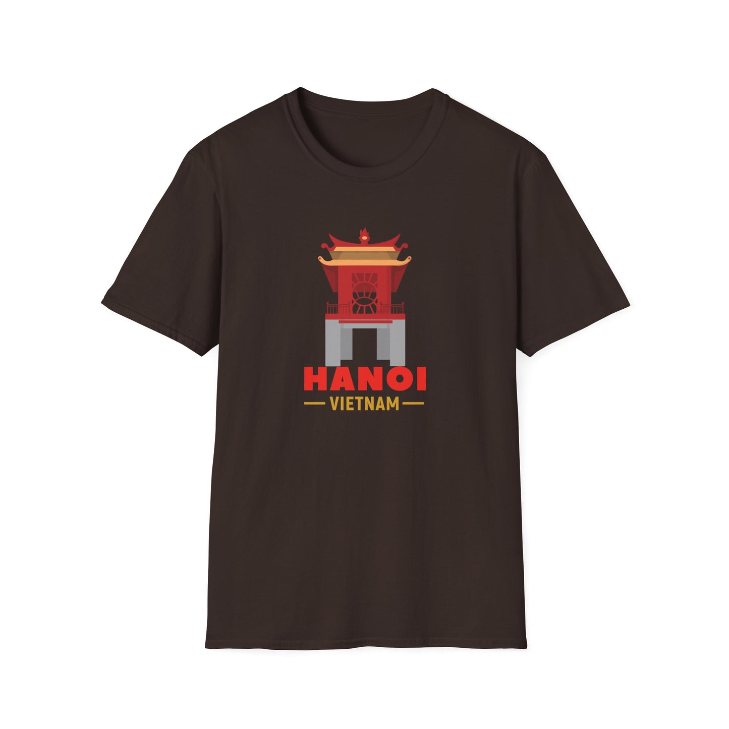 Hanoi Vietnam Graphic Unisex T-Shirt - Travel Souvenir Tee - 12264