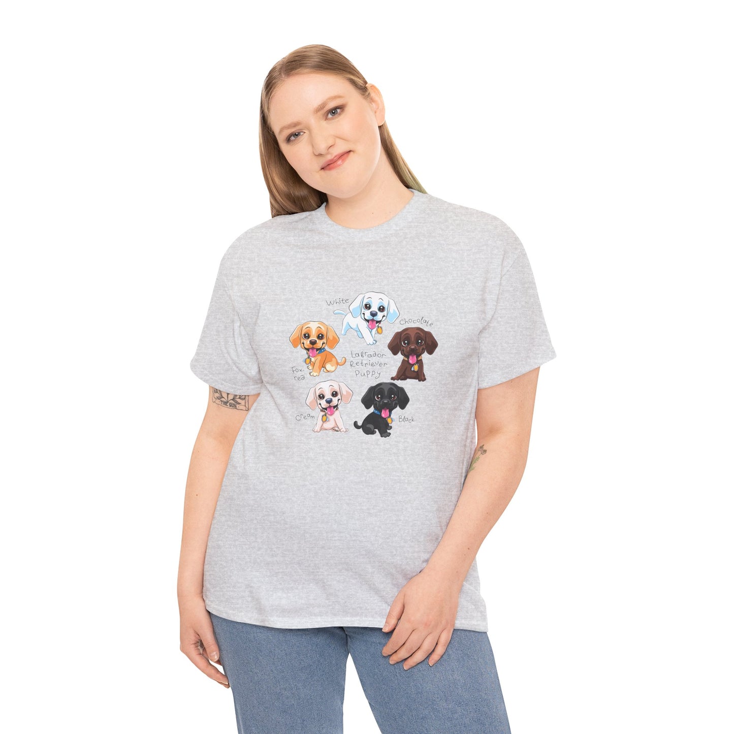 Puppies - Unisex Heavy Cotton Tee - 10277