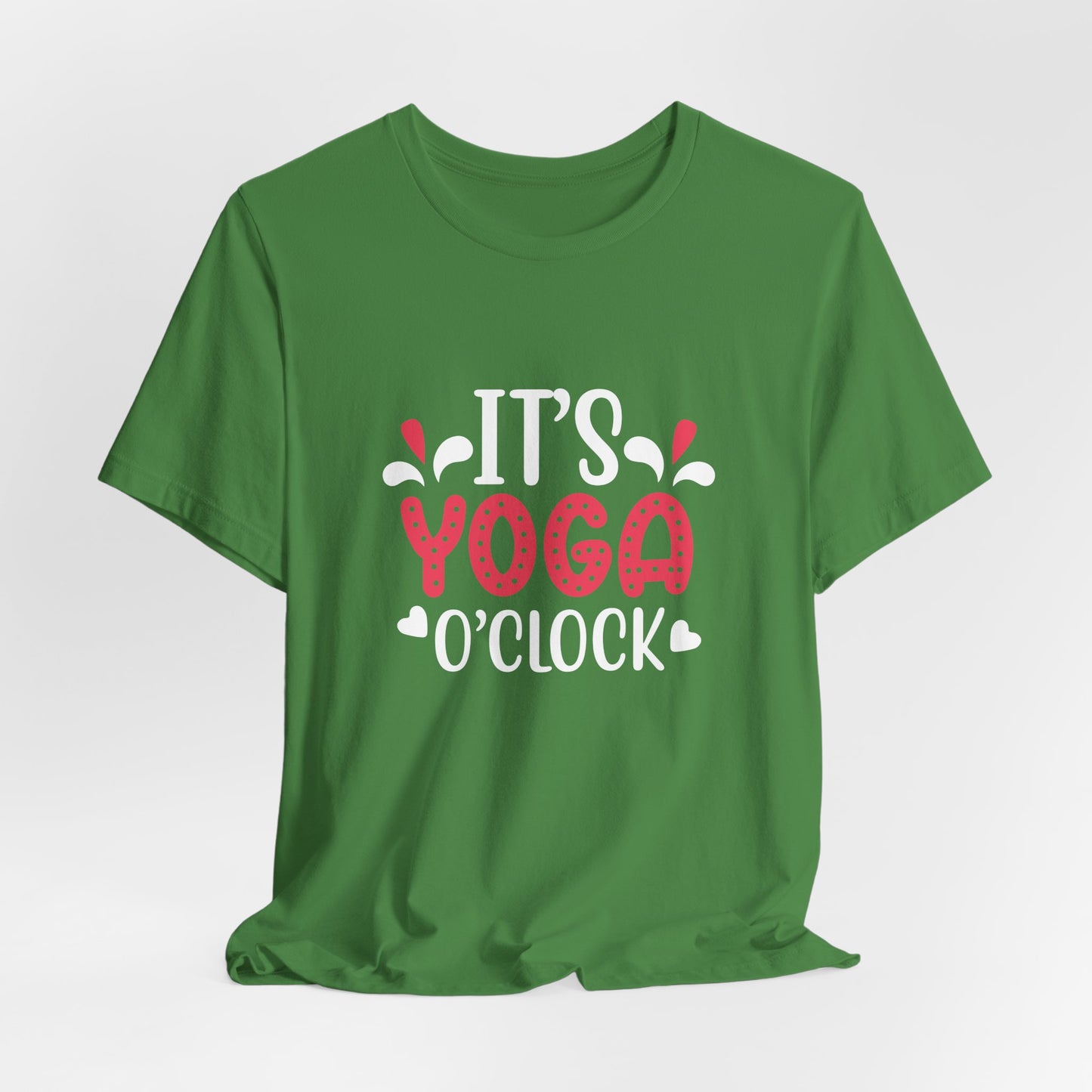 It's Yoga O'clock - Unisex Jersey Short Sleeve Tee - 12409