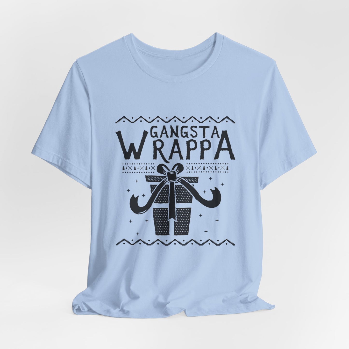 Christmas: Gangsta Wrappa - Unisex Jersey Short Sleeve Tee