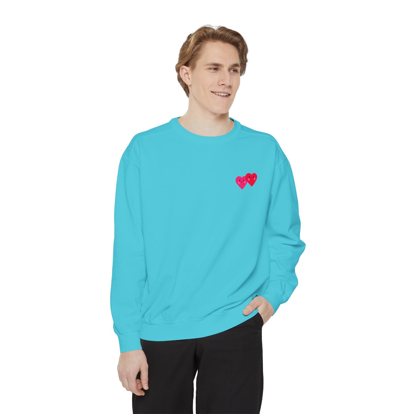 Happy Valentine's Day - Unisex Garment-Dyed Sweatshirt - 11426