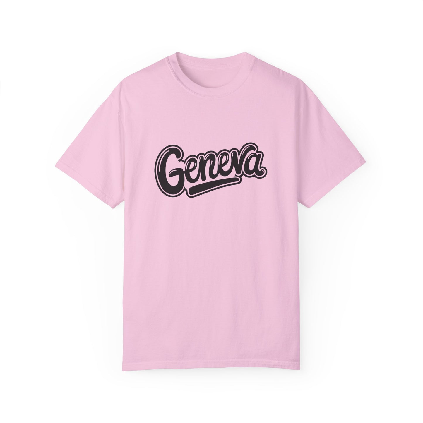 Geneva Unisex Garment-Dyed T-Shirt - Casual Comfort for Travel Lovers - 12261