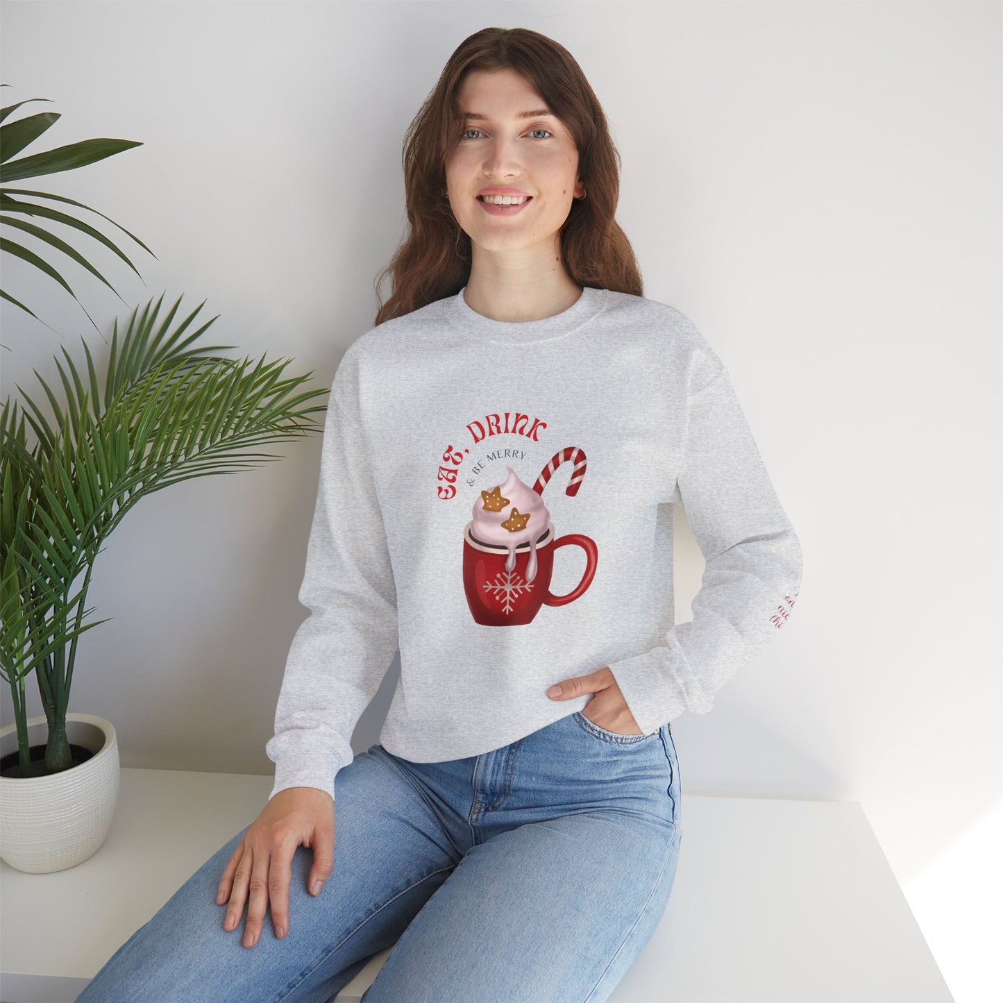 Eat Drink & Be Merry - Unisex Heavy Blend™ Crewneck Sweatshirt - 10509