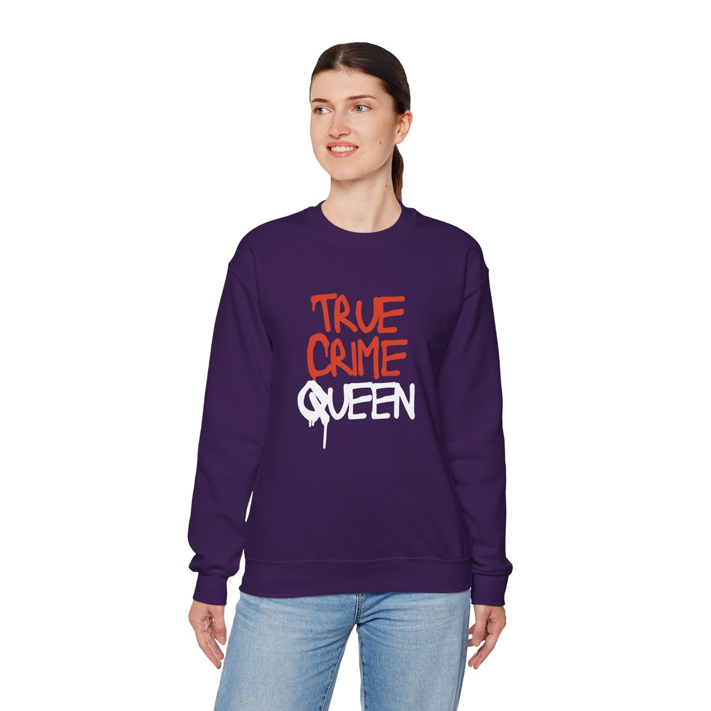 True Crime Queen - Unisex Heavy Blend™ Crewneck Sweatshirt