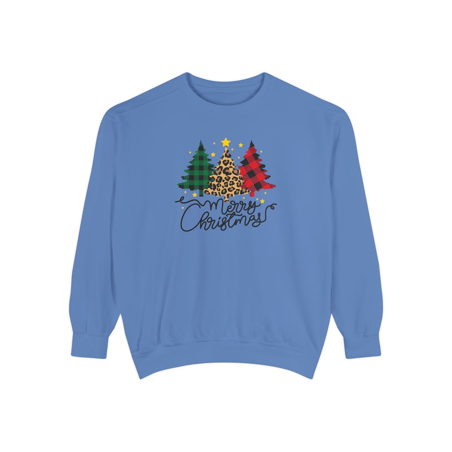 Christmas Trees - Unisex Garment-Dyed Sweatshirt - 10172