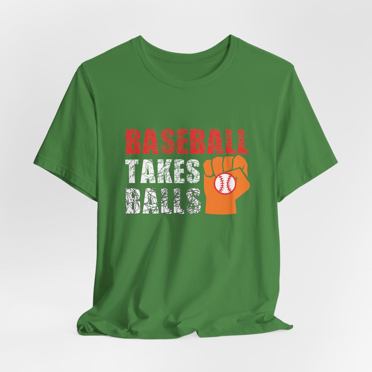 Baseball Takes Balls - Unisex Jersey Short Sleeve Tee