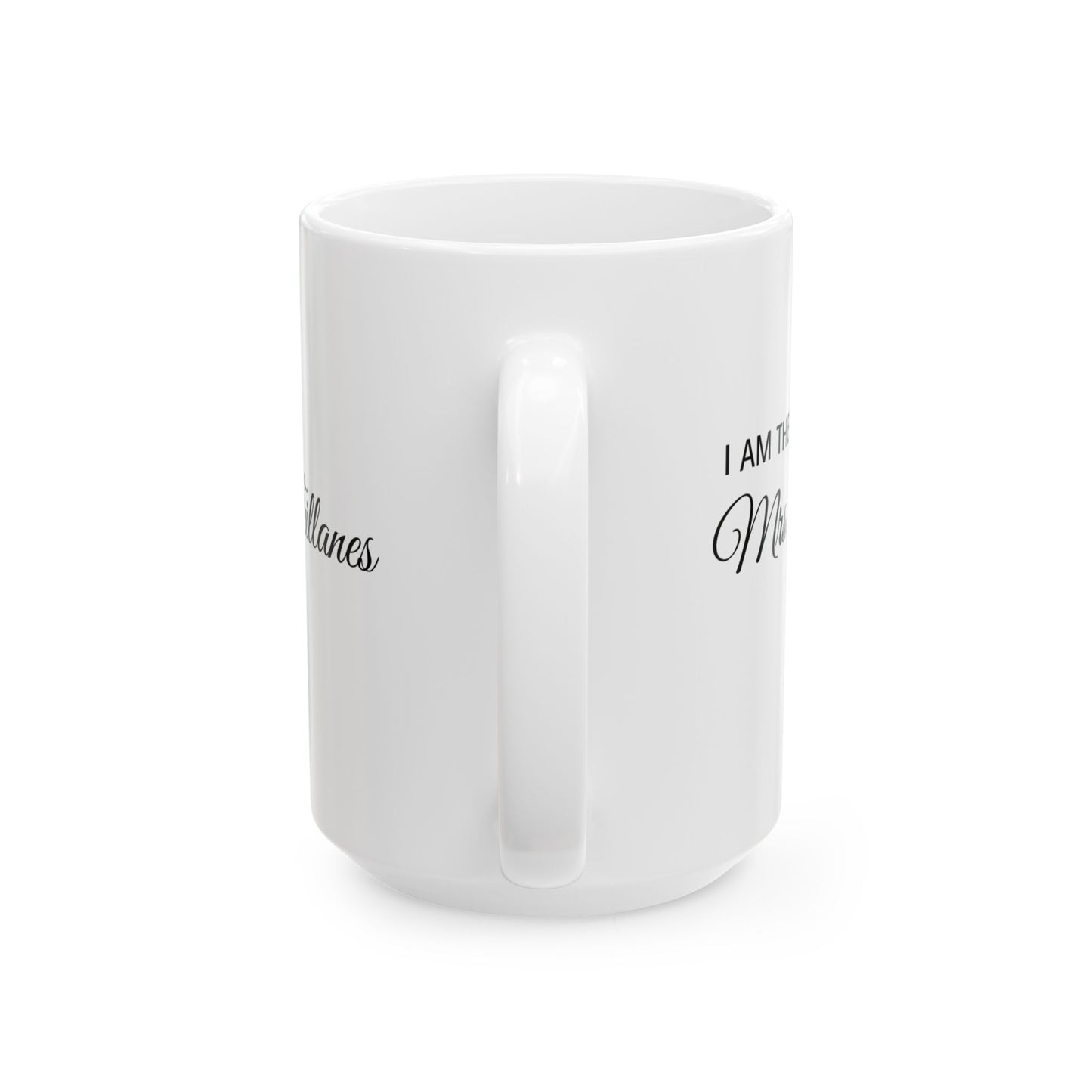 Personalized Ceramic Mug, Custom Coffee Cup, Gift for Wife, Mrs. Mug, Wedding Keepsake, Unique Bridal Shower Gift - 14213