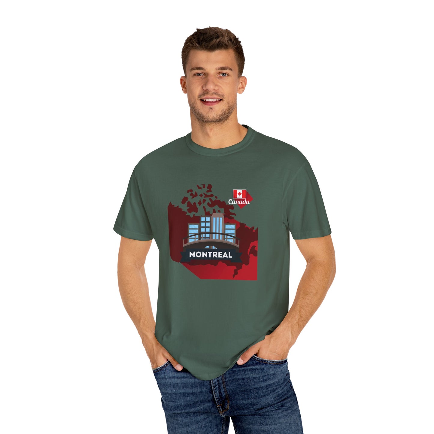 Montreal Graphic Unisex T-Shirt - Perfect for Travelers & Locals - 12201
