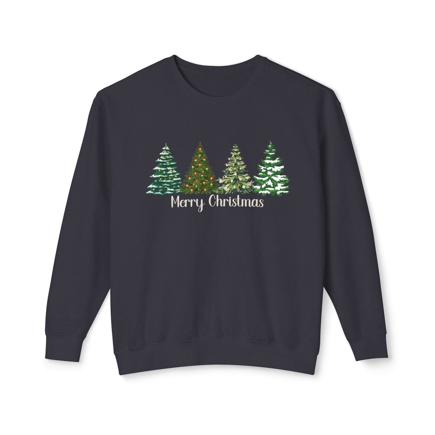 Winter Trees - Unisex Lightweight Crewneck Sweatshirt - 10238