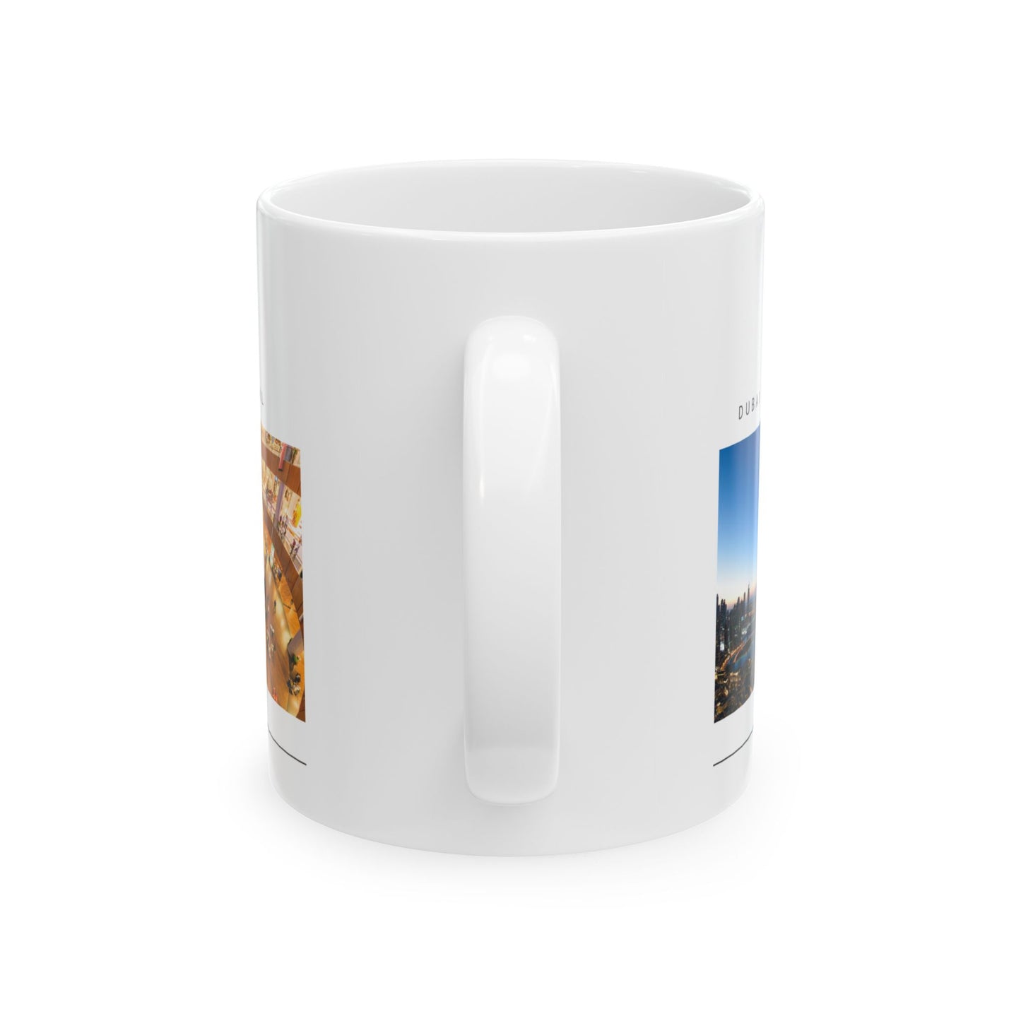 Hello Dubai - Ceramic Mug - 11oz & 15oz Options, Perfect for Travelers & Souvenir Lovers - 11945