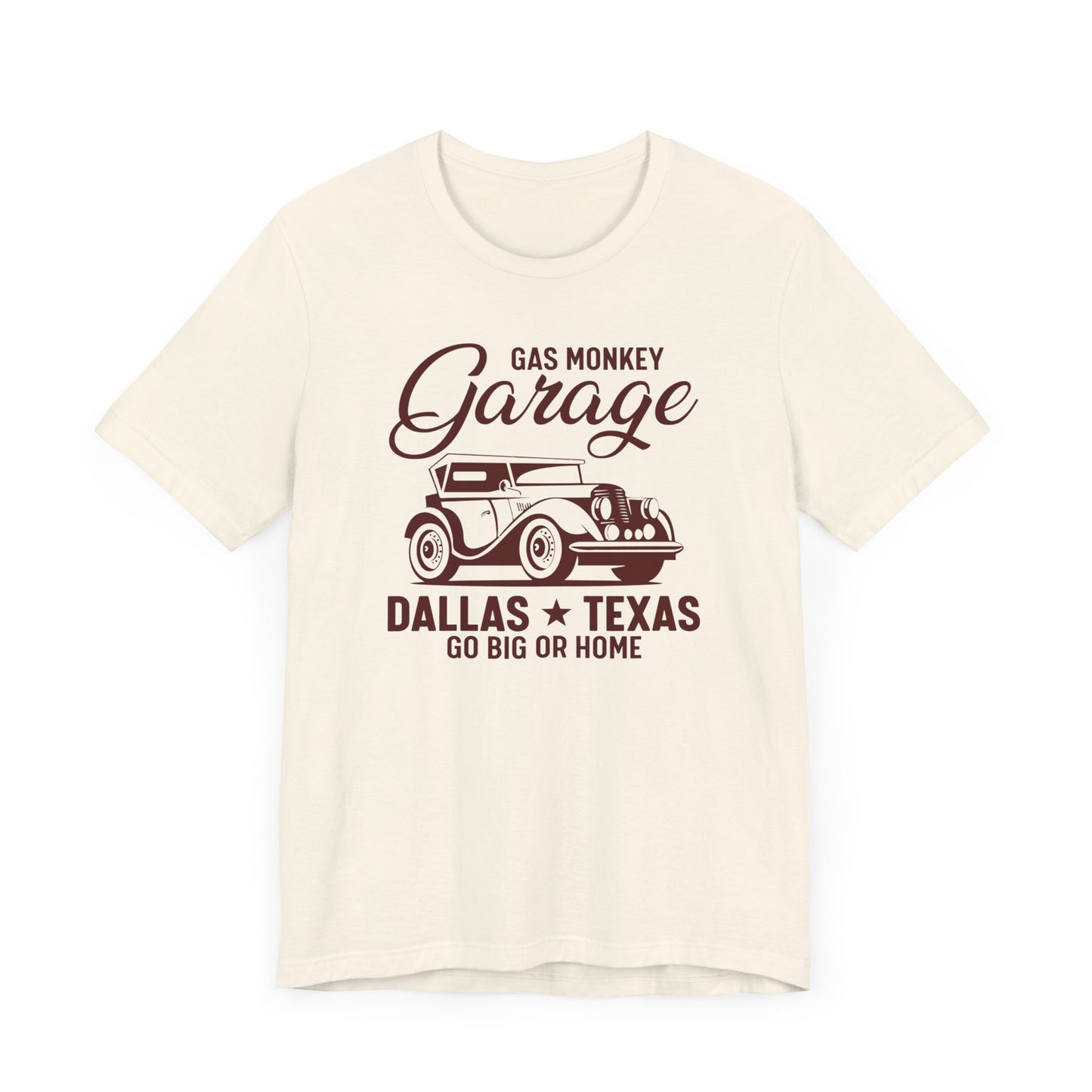 Gas Monkey Garage, Go Big or Home - Unisex Jersey Short Sleeve Tee