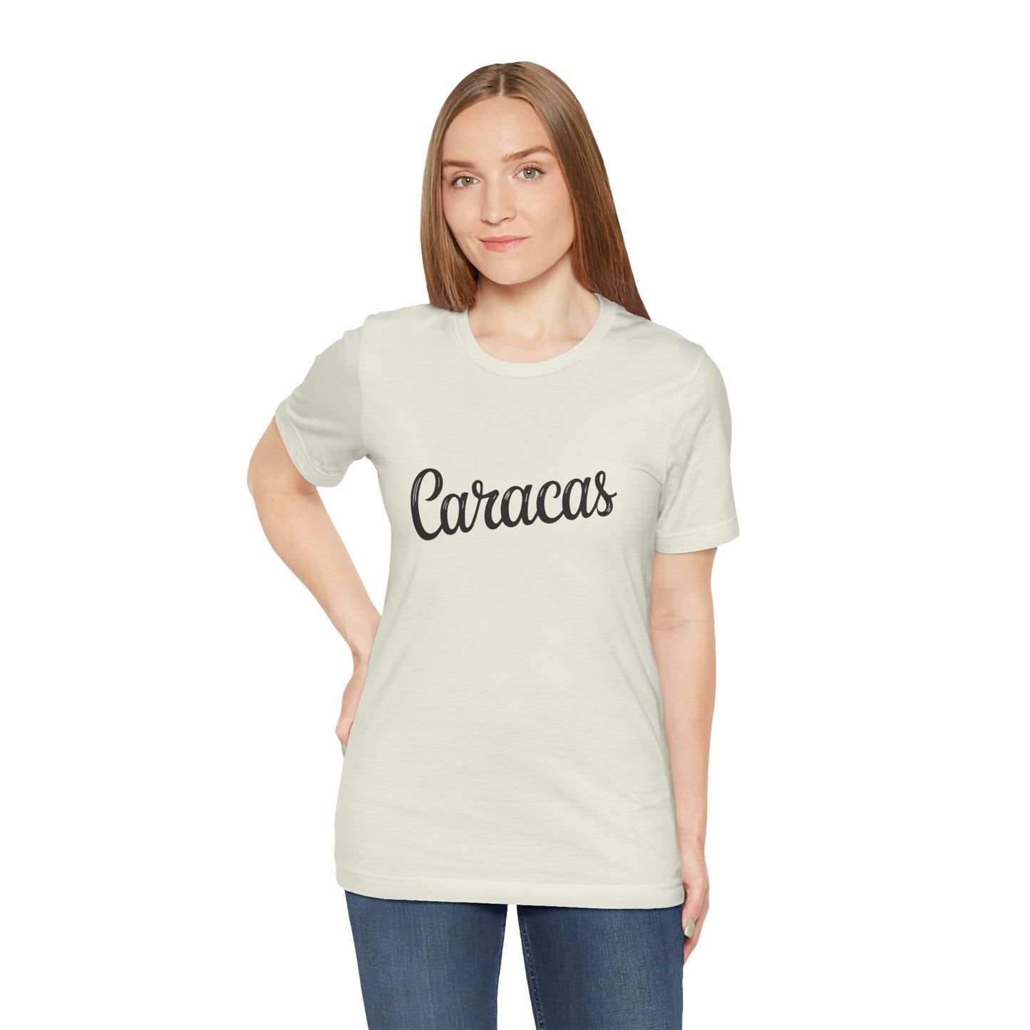 Caracas Unisex Jersey Short Sleeve Tee - Casual Graphic T-Shirt for Everyday Wear - 12270