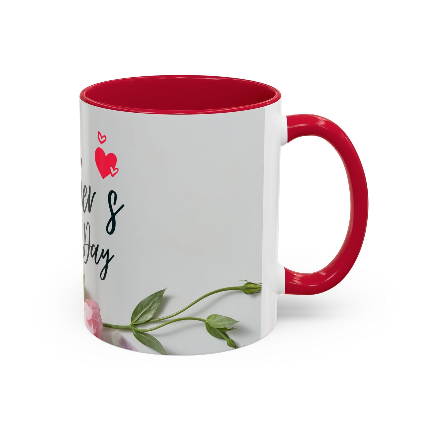 Happy Mother's Day Colorful Mug - Floral Design, Perfect Gift for Moms - 11815