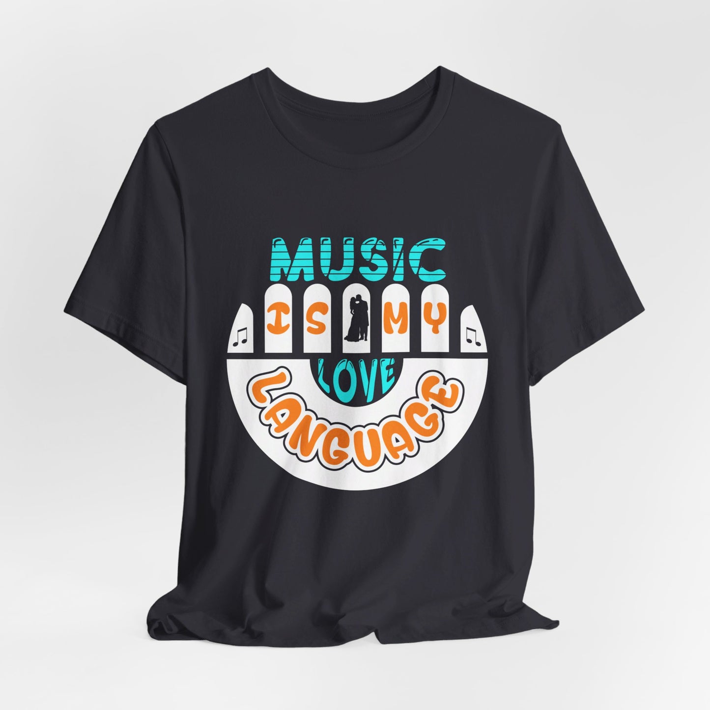 Music Is My Language - Unisex Jersey Short Sleeve Tee