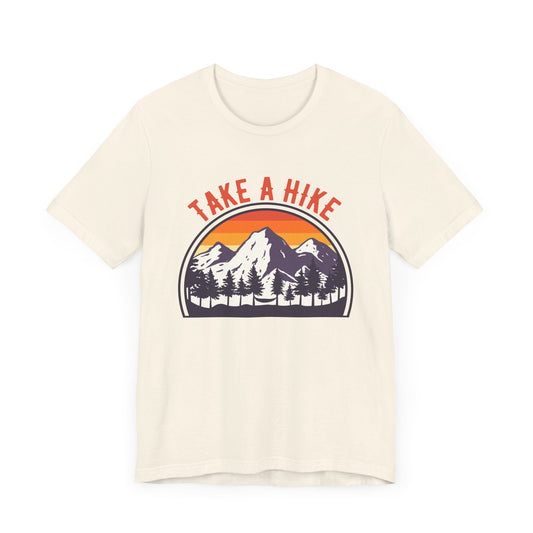 Camping: Take A Hike - Unisex Jersey Short Sleeve Tee