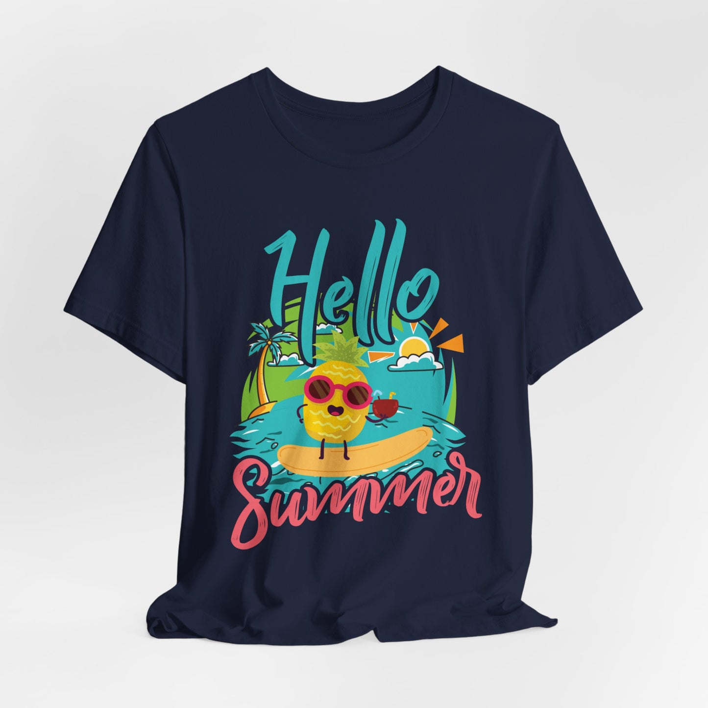 Hello Summer - Unisex Jersey Short Sleeve Tee - 13088
