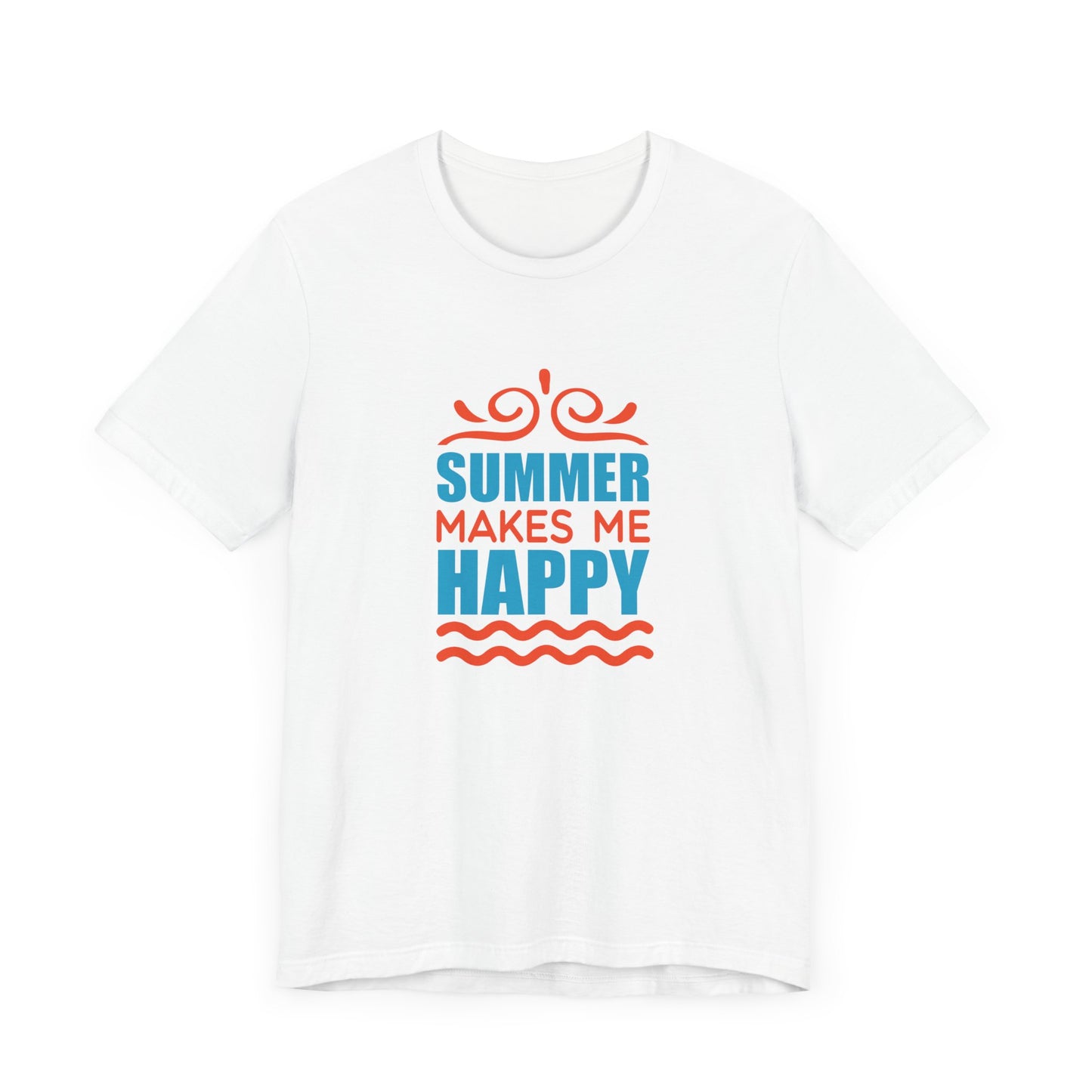 Summer Makes Me Happy - Unisex Jersey Short Sleeve Tee