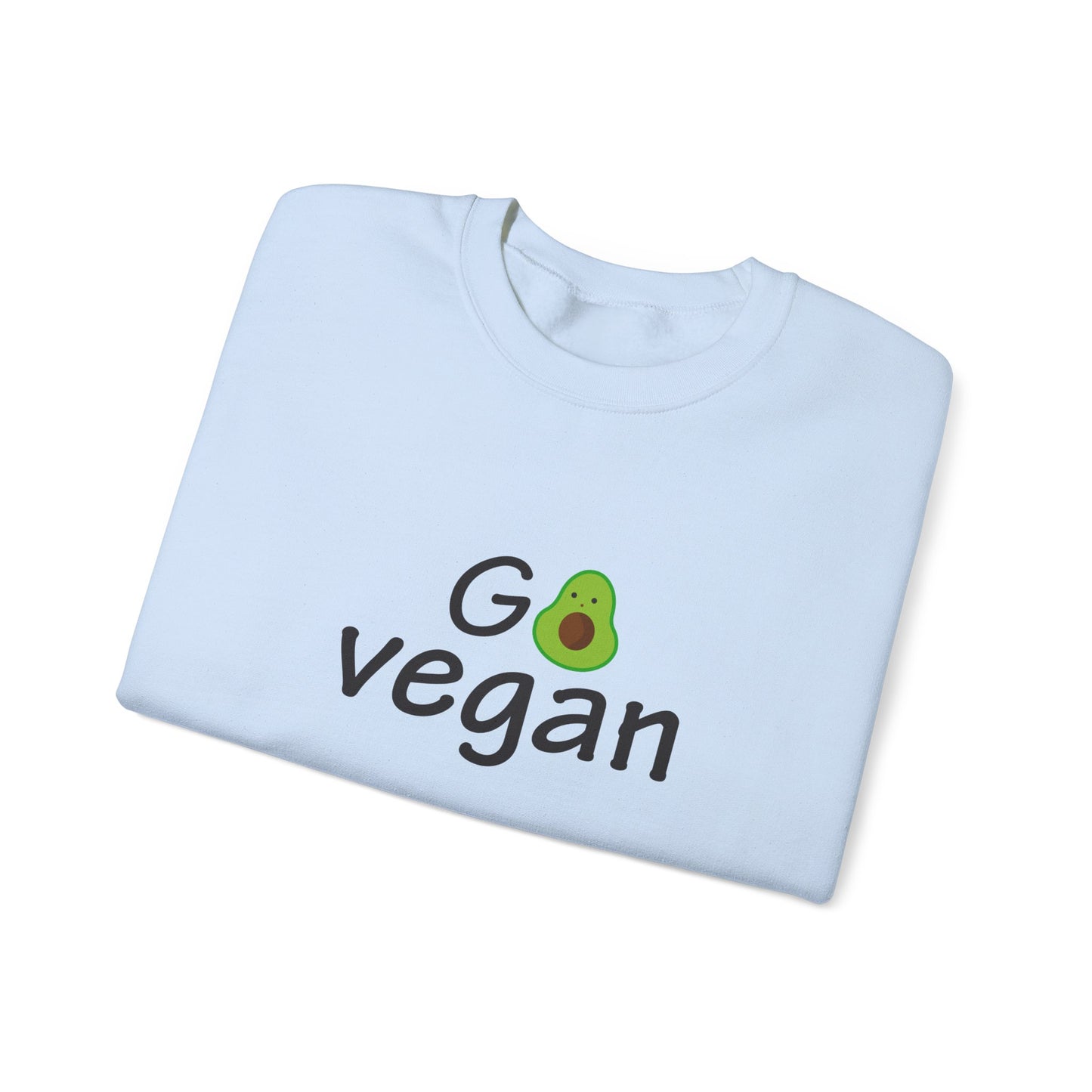 Go Vegan - Unisex Heavy Blend™ Crewneck Sweatshirt