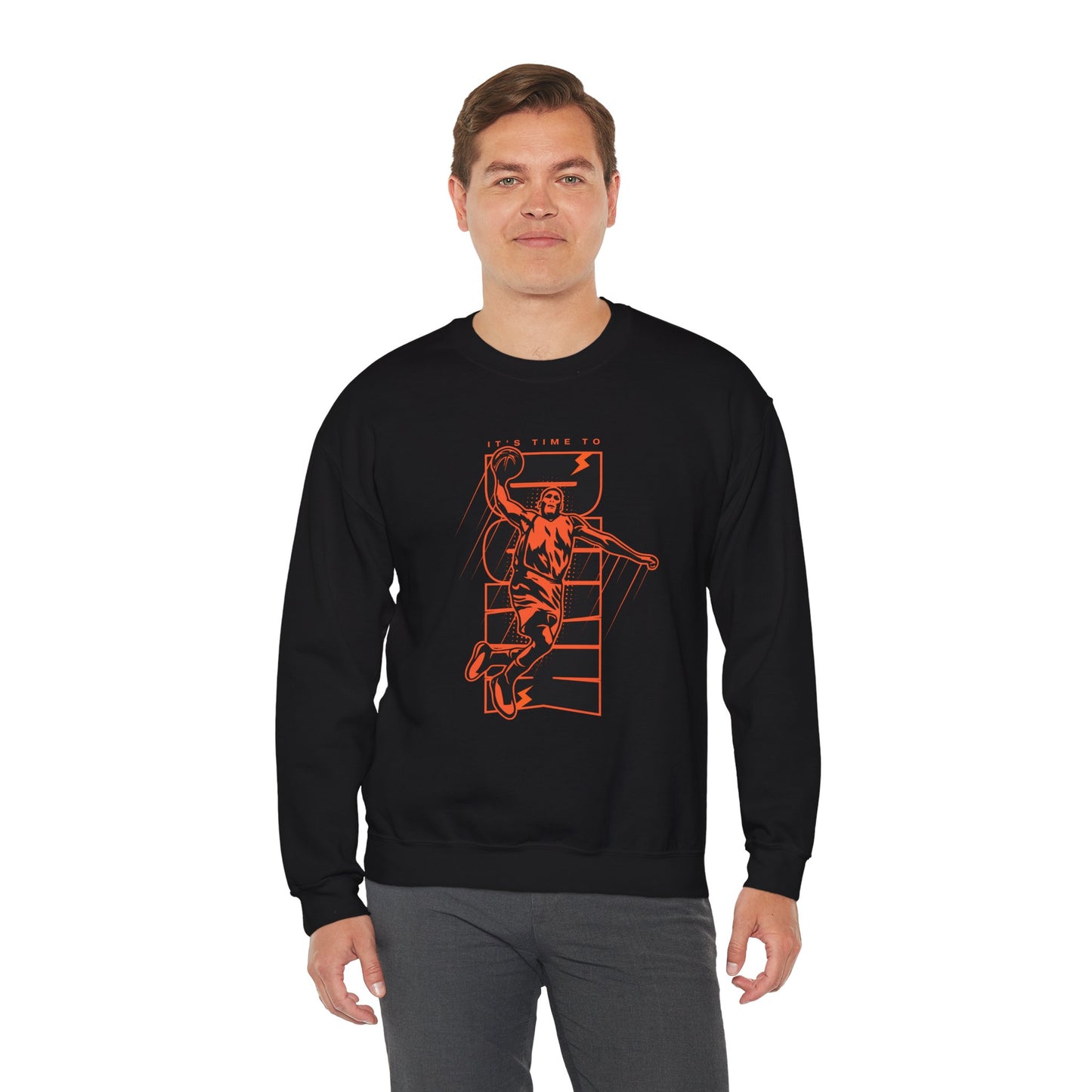 It's Time to Dunk - Unisex Heavy Blend™ Crewneck Sweatshirt - 10575