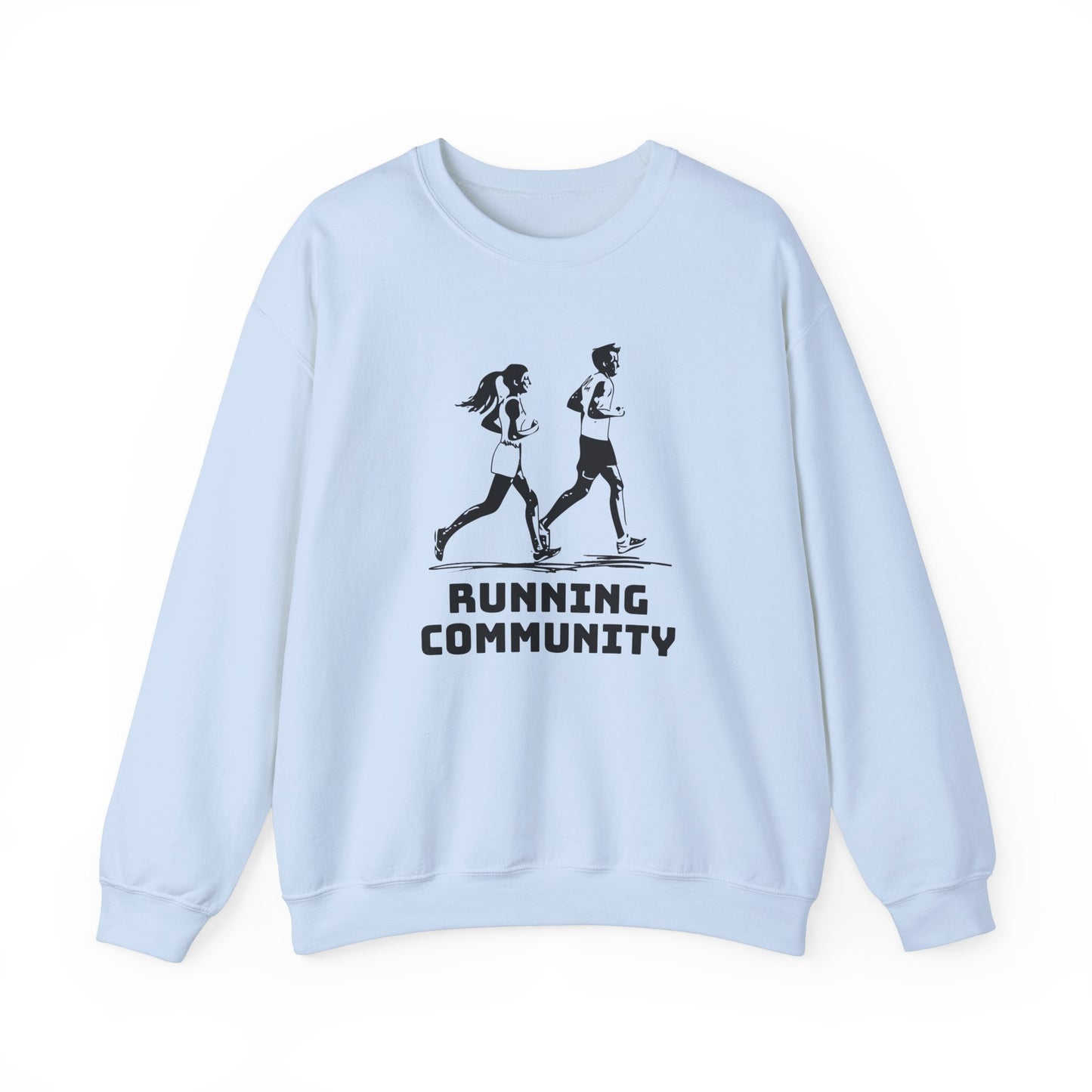 Running Community - Unisex Heavy Blend™ Crewneck Sweatshirt