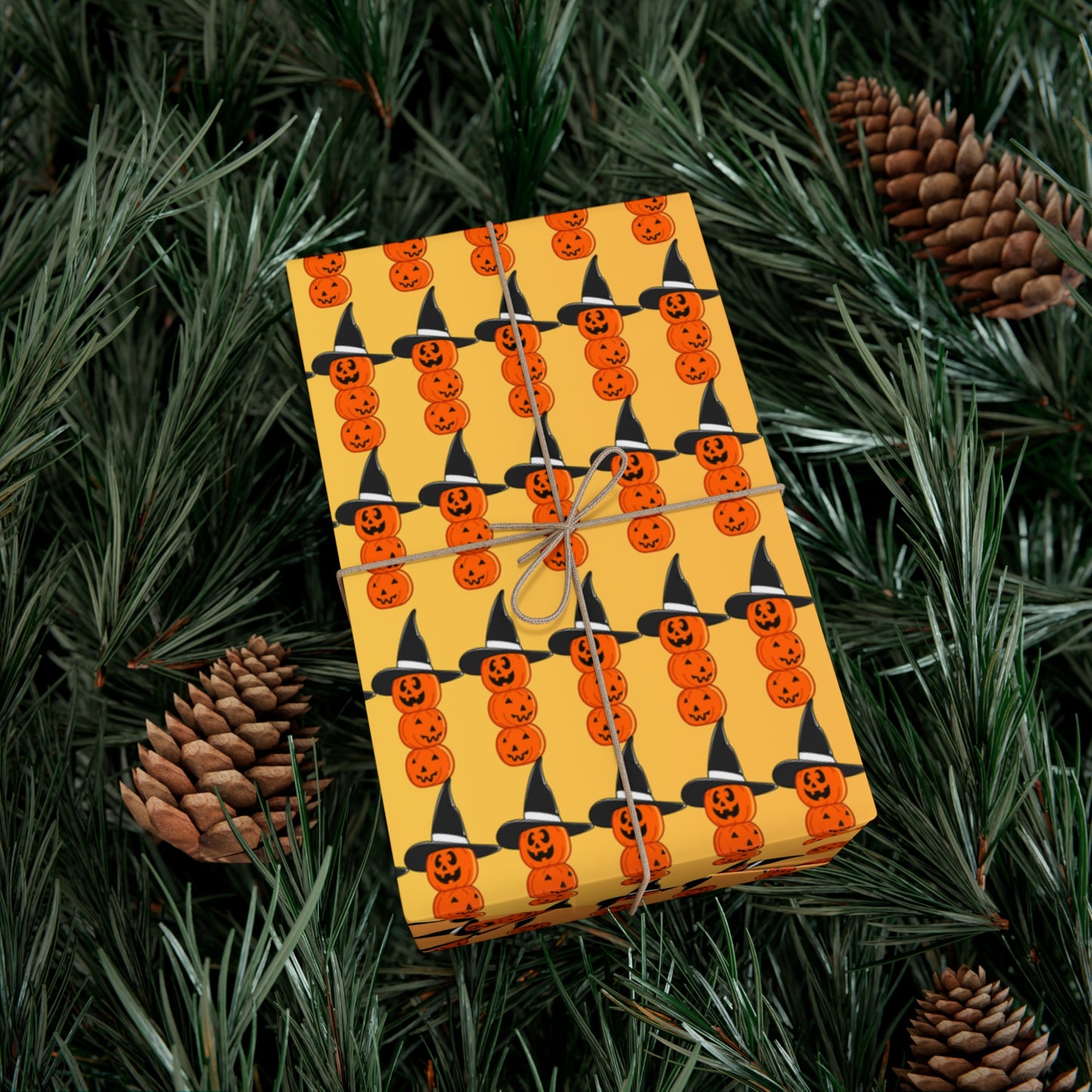 Pumpkin with Hat - Gift Wrap Papers - 13766