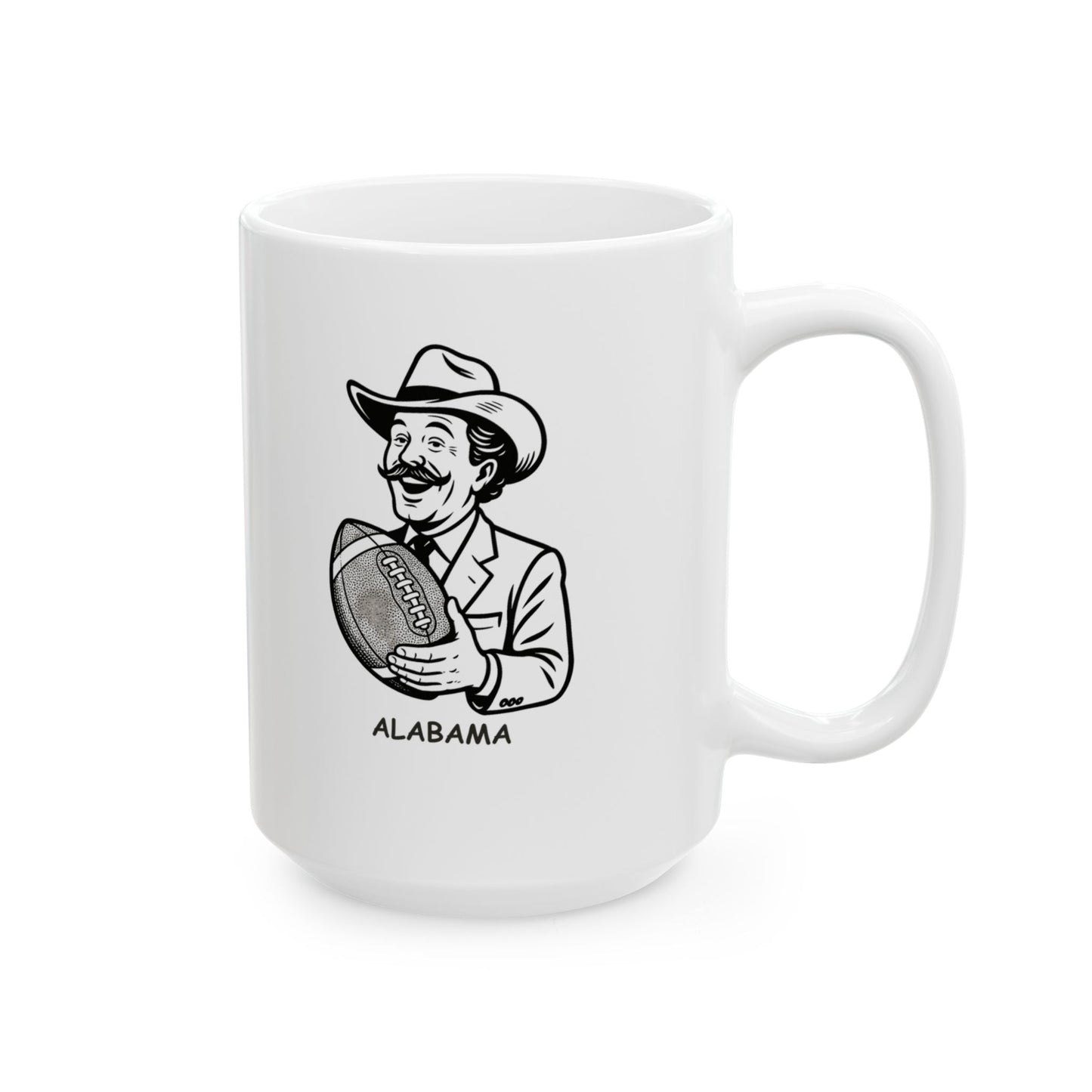"In Alabama, we speak fluent Southern with a dash of football." Ceramic Mug - 12809