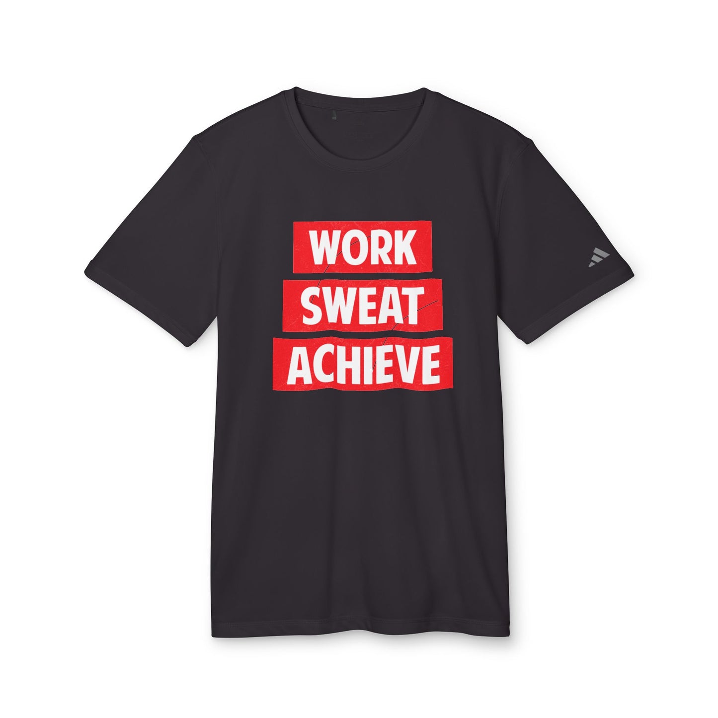 Work Sweat Achieve - Adidas Unisex Sport T-shirt