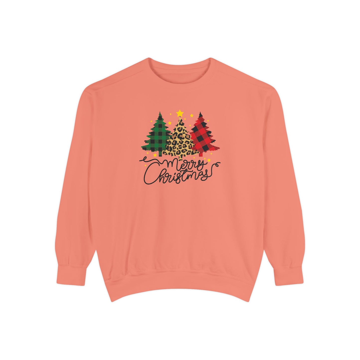 Christmas Trees - Unisex Garment-Dyed Sweatshirt - 10172