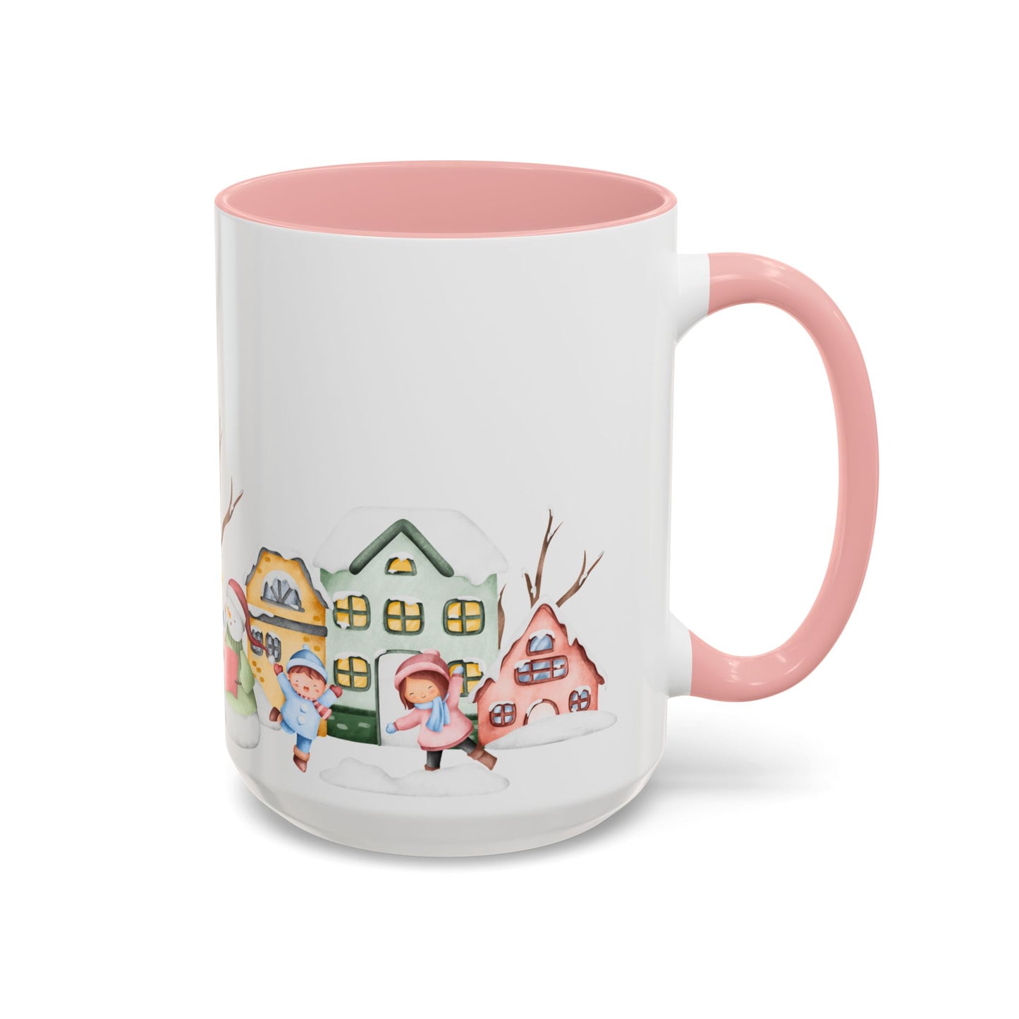 Winter Day, Outdoor - Accent Coffee Mug (11, 15oz) - 10455