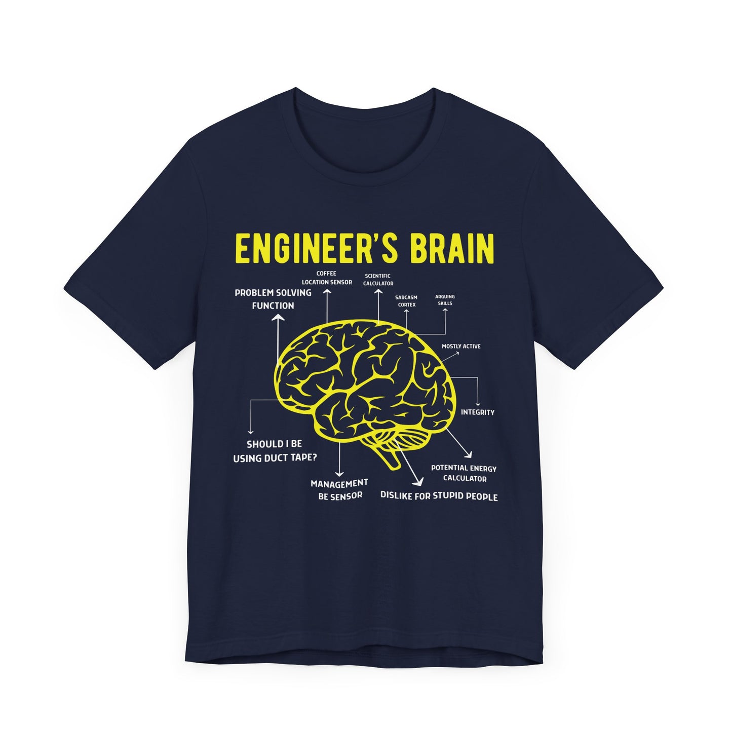 Engineer's Brain - Unisex Jersey Short Sleeve Tee - 13536