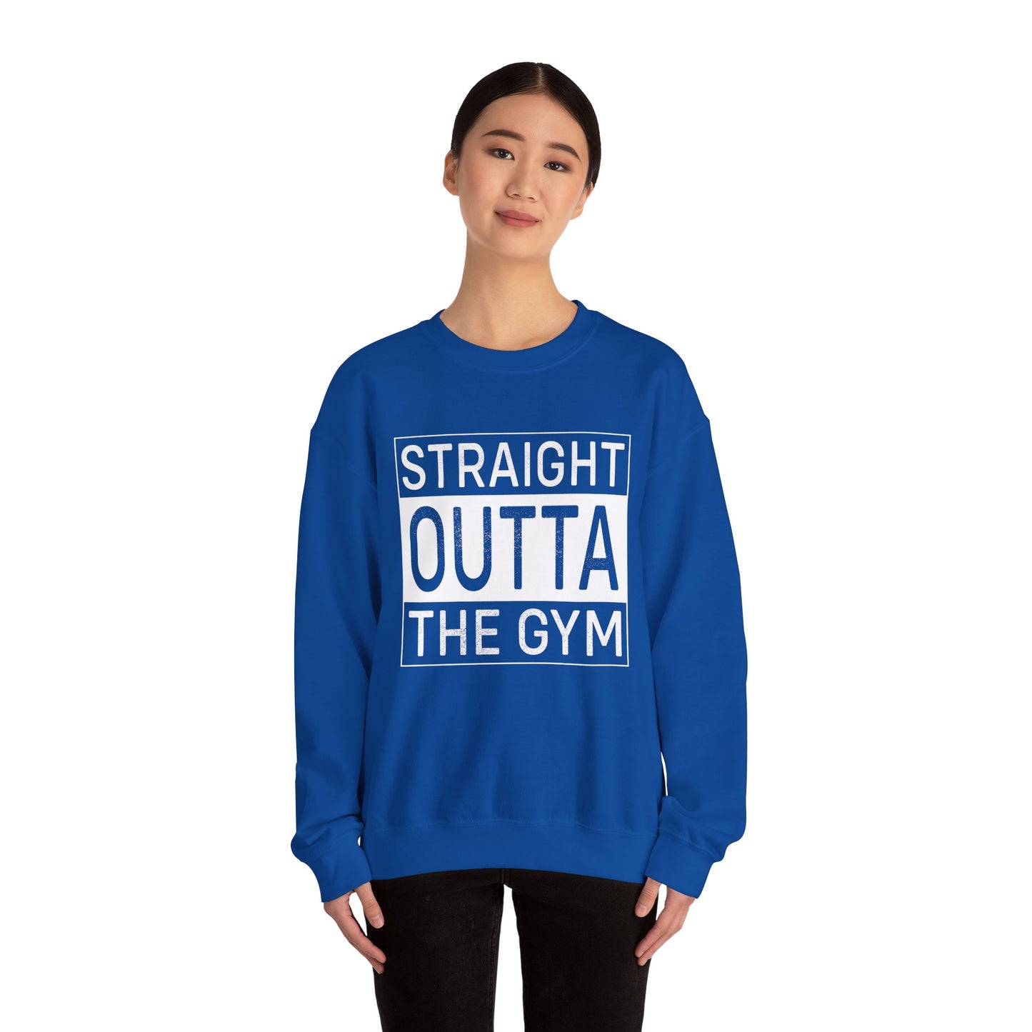 Straight Outta The Gym - Unisex Heavy Blend™ Crewneck Sweatshirt