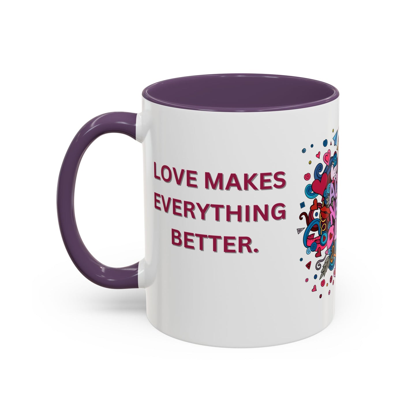 All You Need is Love - Accent Coffee Mug (11, 15oz) - 11430