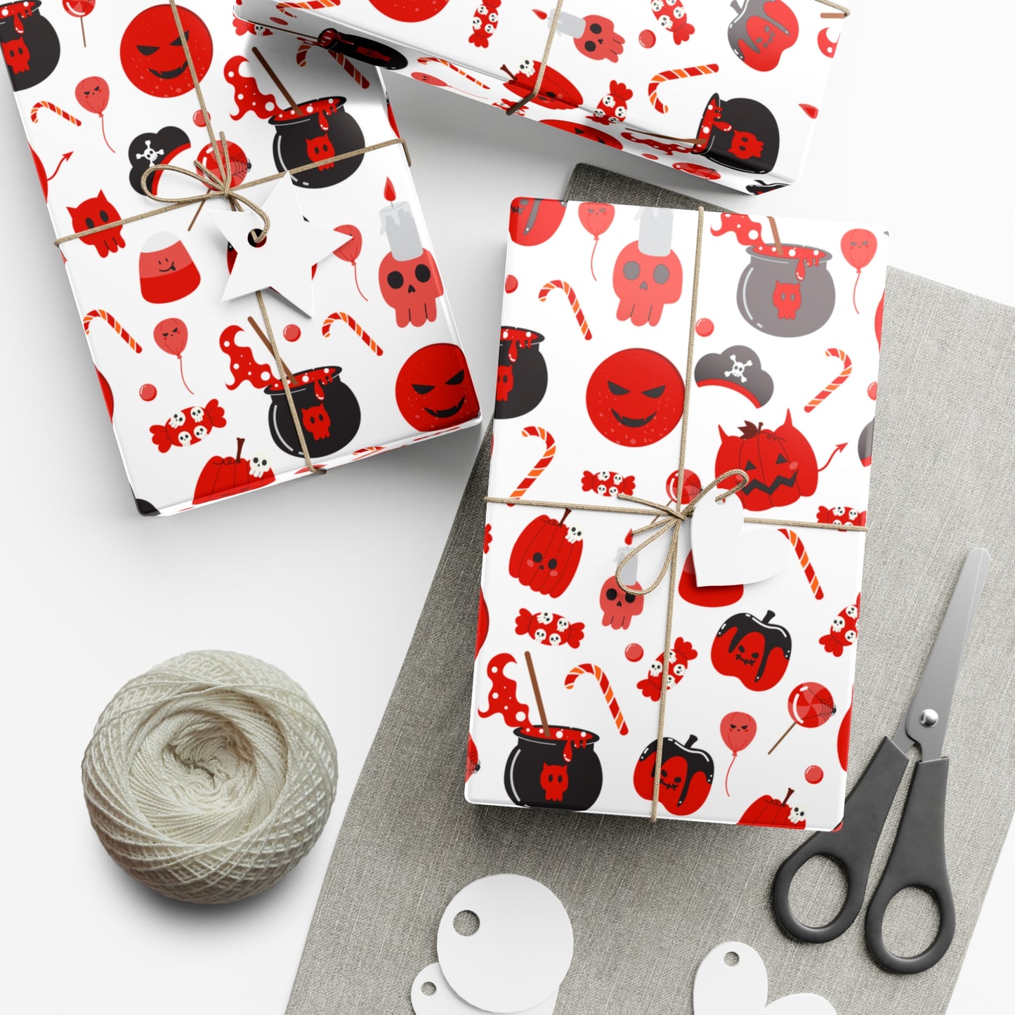 Red Halloween - Gift Wrap Papers