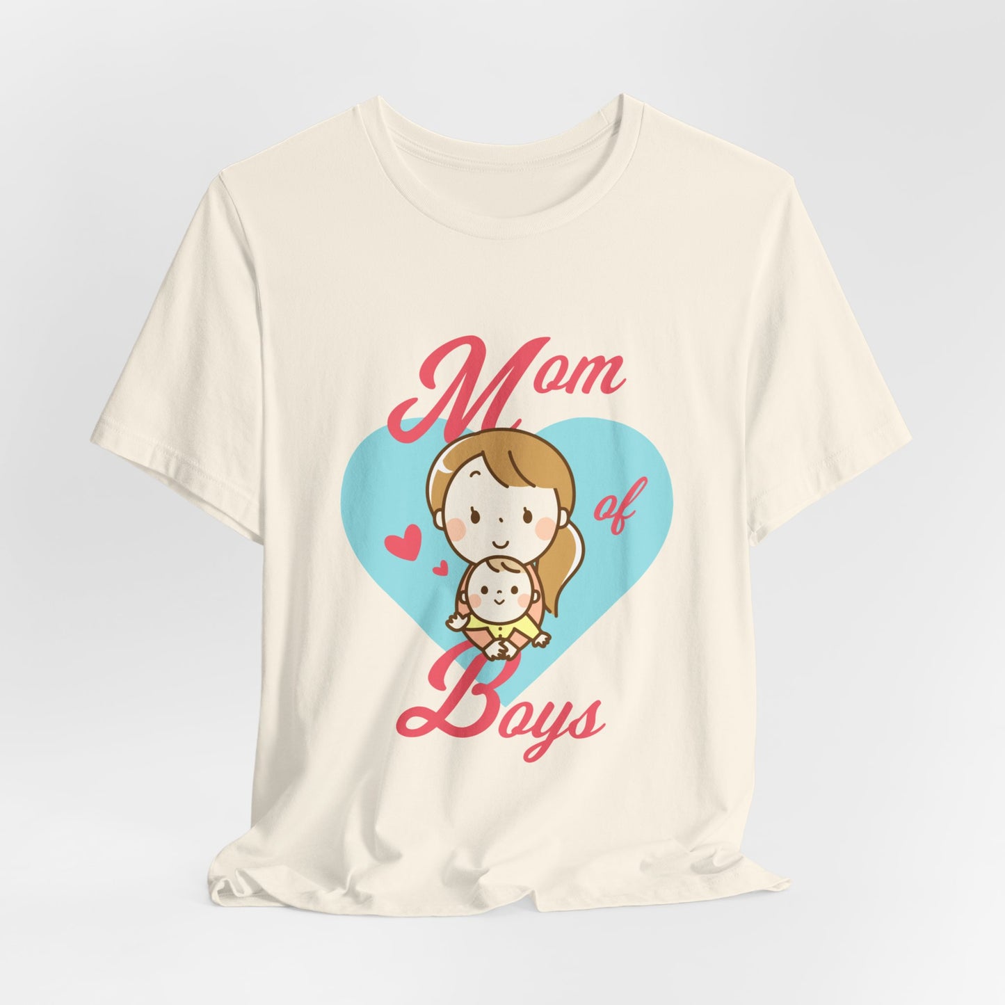 Mom Of Boys - Unisex Jersey Short Sleeve Tee