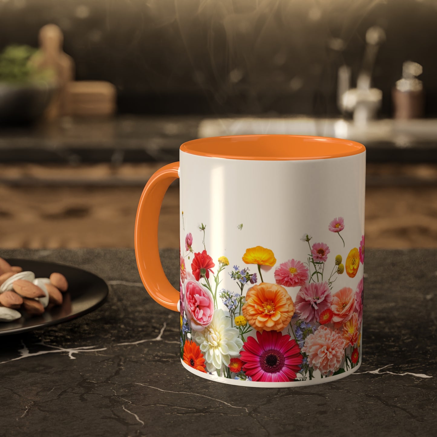 Bright Flowers - Colorful Mugs, 11oz