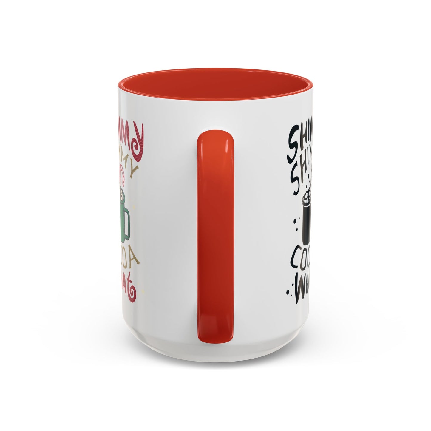 Rocking Around The Tree Upside Down - Accent Coffee Mug (11, 15oz)