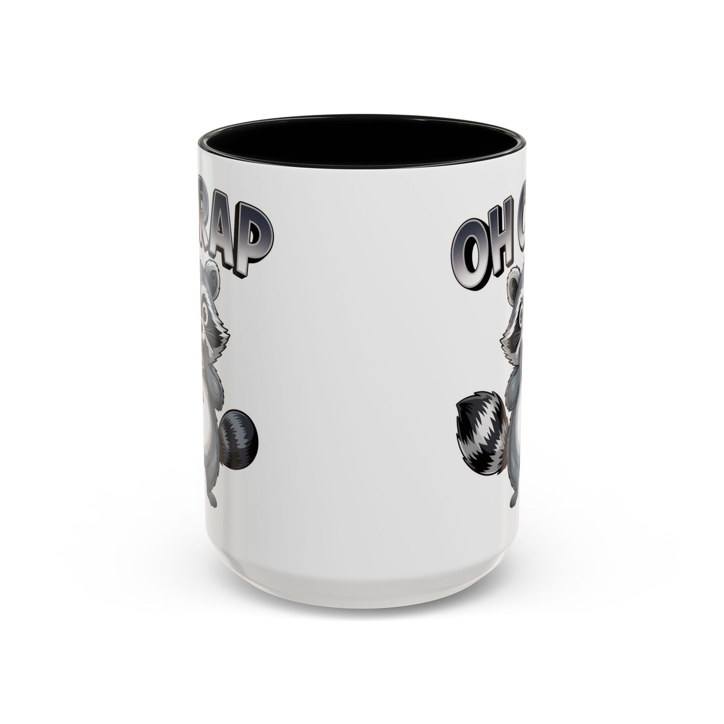 Oh Crap Raccoon Mug – Funny Cute Trash Panda Coffee Mug Gift  (11/15oz) - 14863