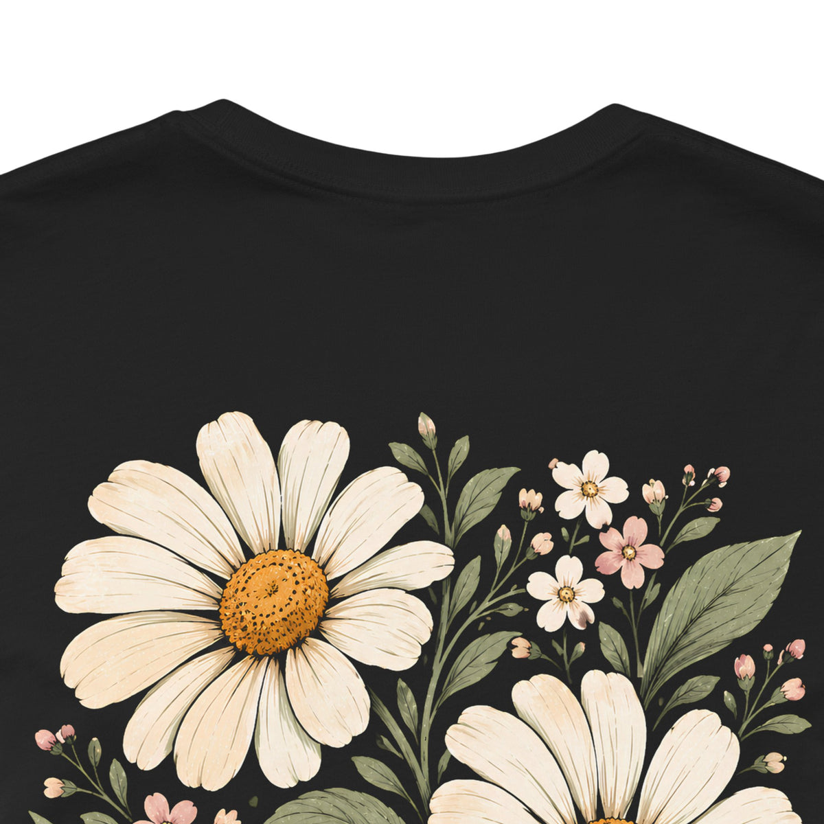 Daisy Garden T-Shirt, Vintage Floral Graphic Tee - 14985