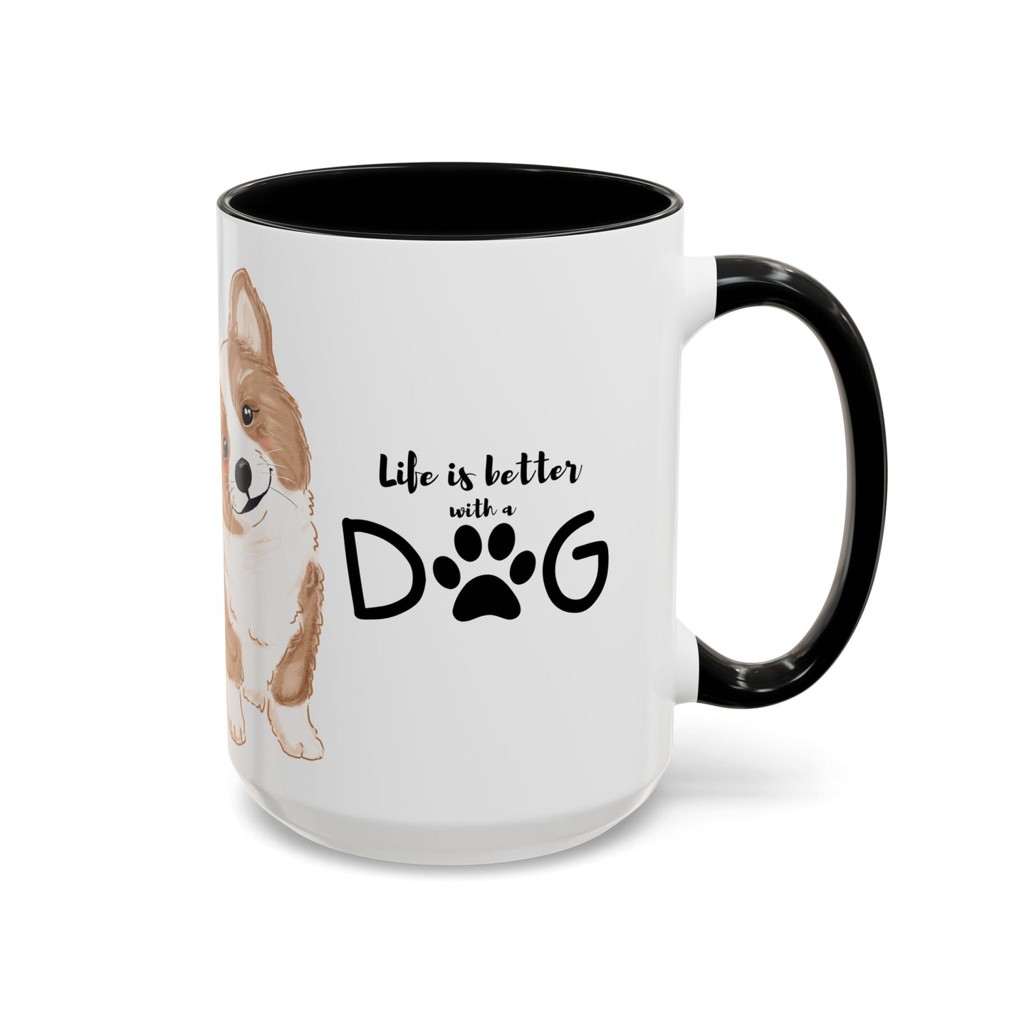 Did You Know There Are 300 Words For Love in Canine? -  Accent Coffee Mug (11, 15oz)