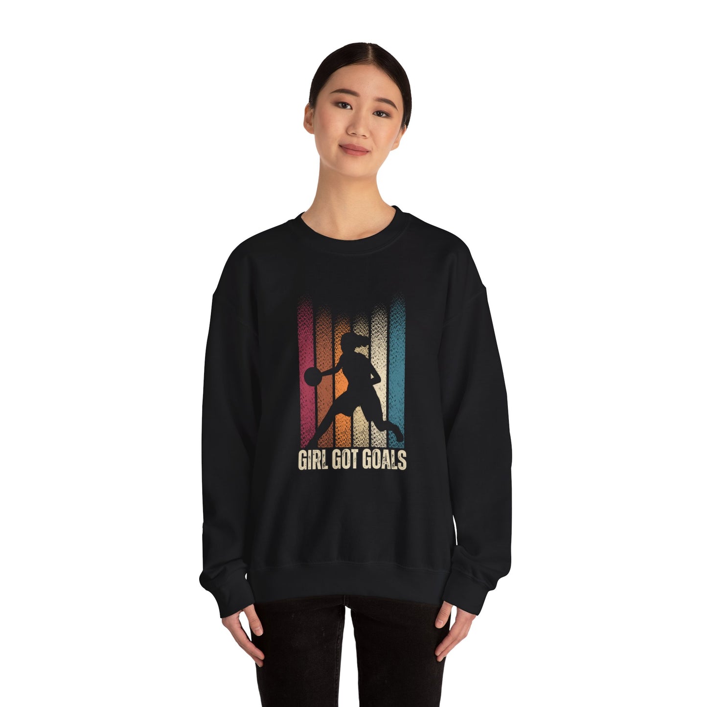 Basketball, Girl Got Goals - Unisex Heavy Blend™ Crewneck Sweatshirt - 10711