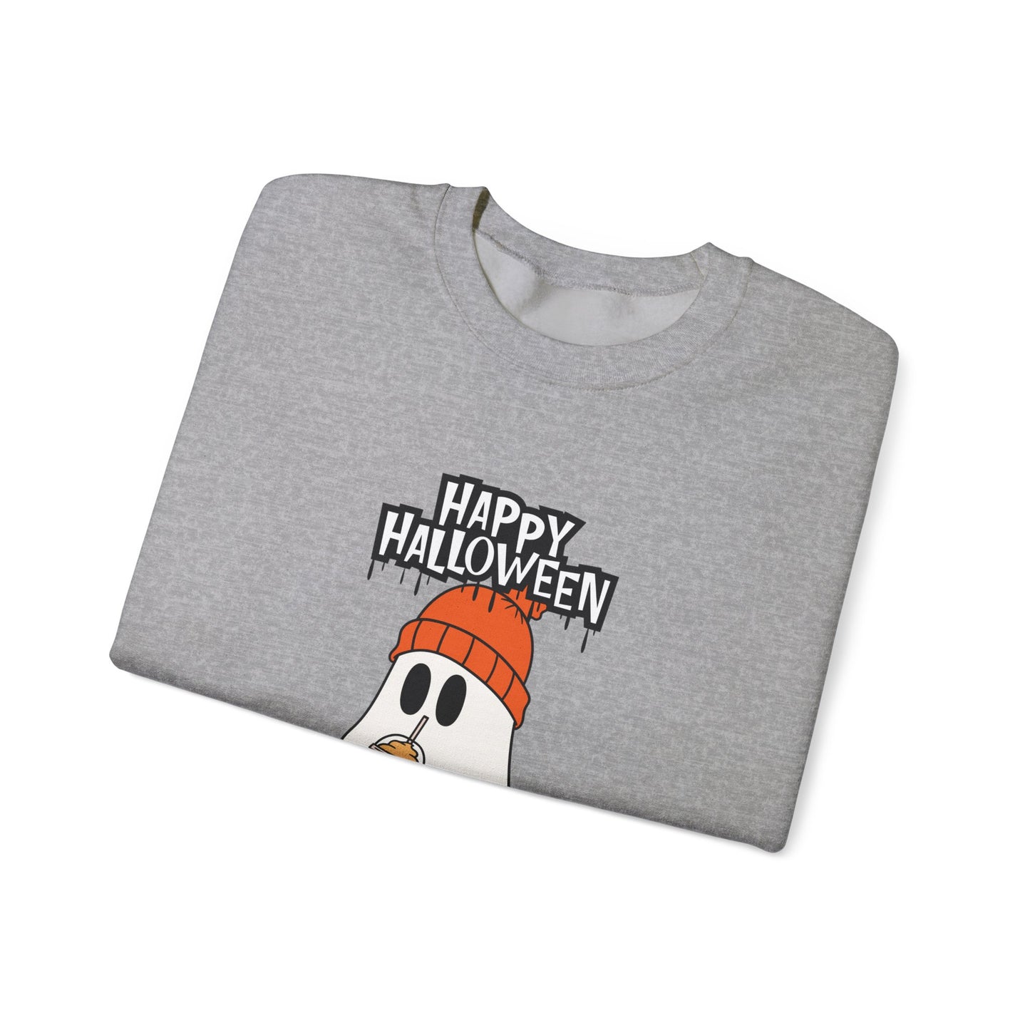 Happy Halloween, Ghost - Unisex Heavy Blend™ Crewneck Sweatshirt