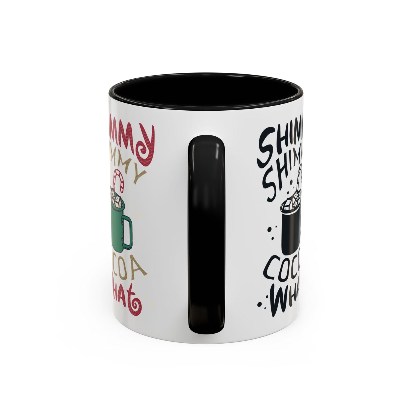 Rocking Around The Tree Upside Down - Accent Coffee Mug (11, 15oz)