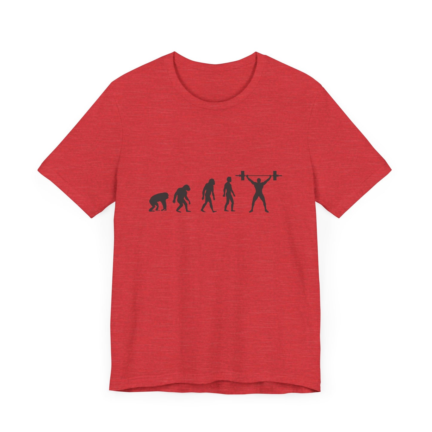 Gym: Human Evolution  - Unisex Jersey Short Sleeve Tee