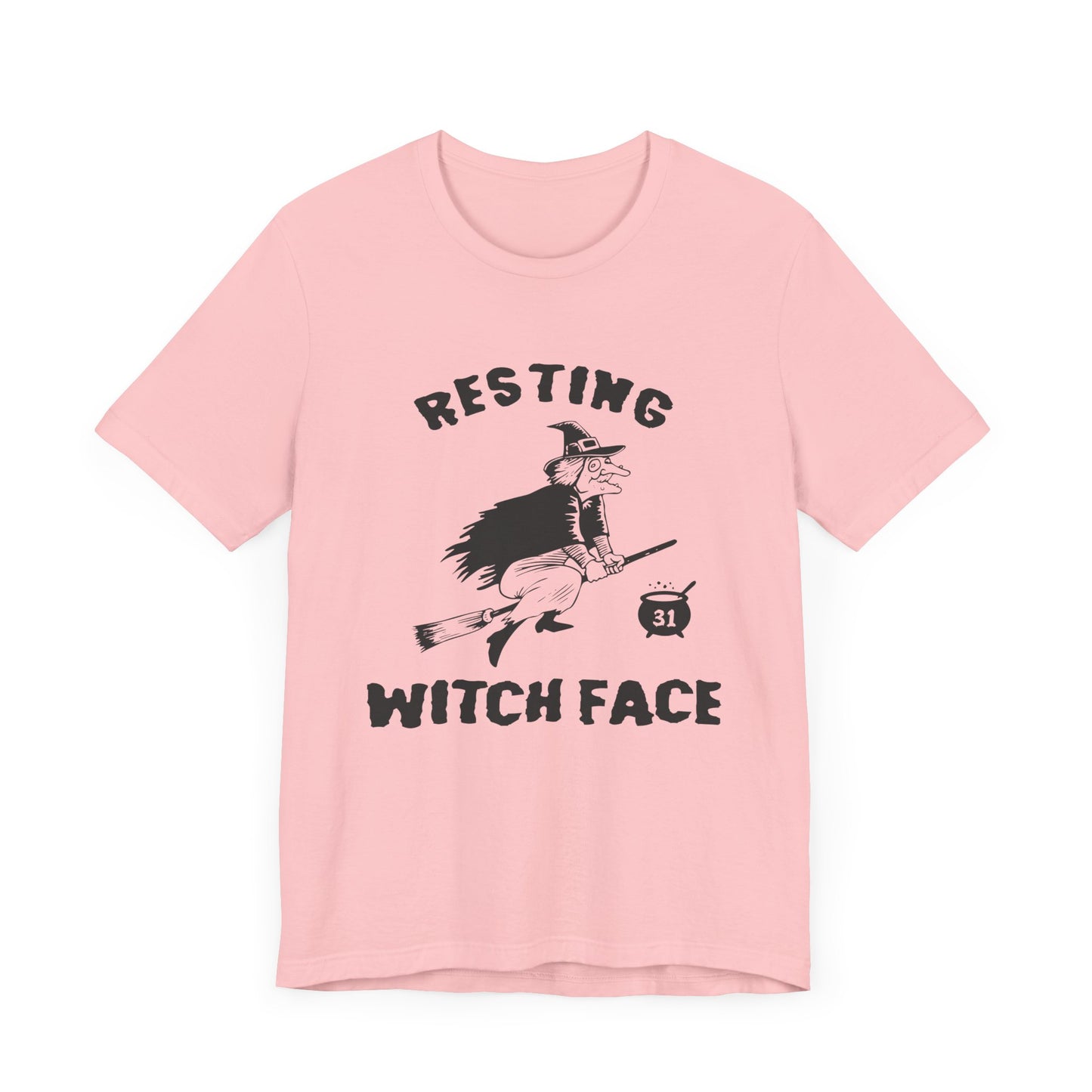 Halloween: Resting Witch Face - Unisex Jersey Short Sleeve Tee - 12665