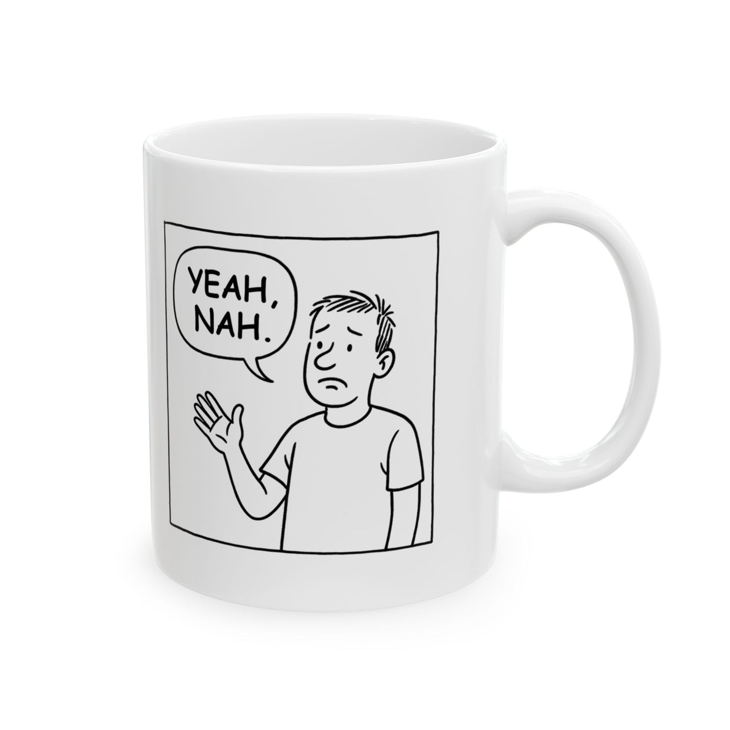 “Yeah, nah.” Ceramic Mug - 12877