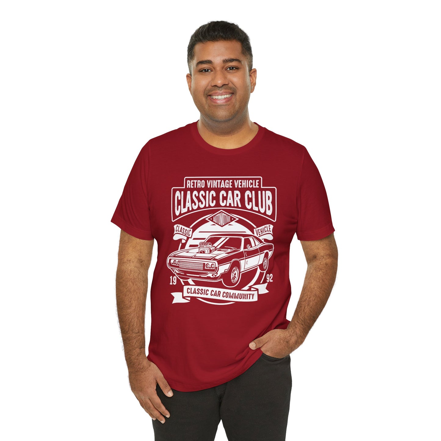 Retro Vintage Vehicle - Unisex Jersey Short Sleeve Tee - 12698