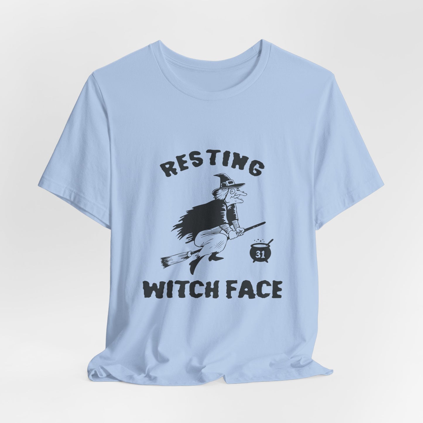 Halloween: Resting Witch Face - Unisex Jersey Short Sleeve Tee