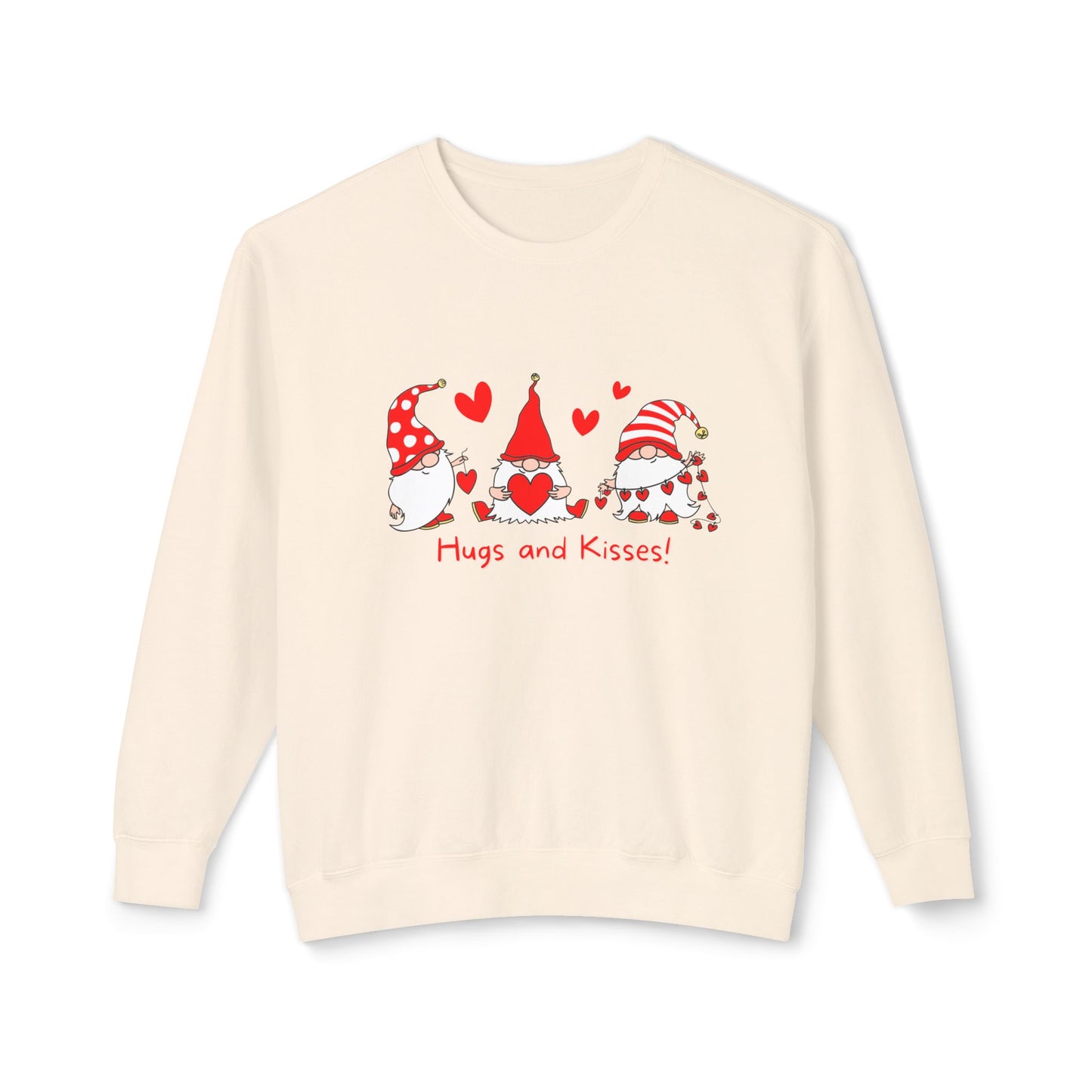 Hugs & Kisses - Unisex Lightweight Crewneck Sweatshirt - 11383